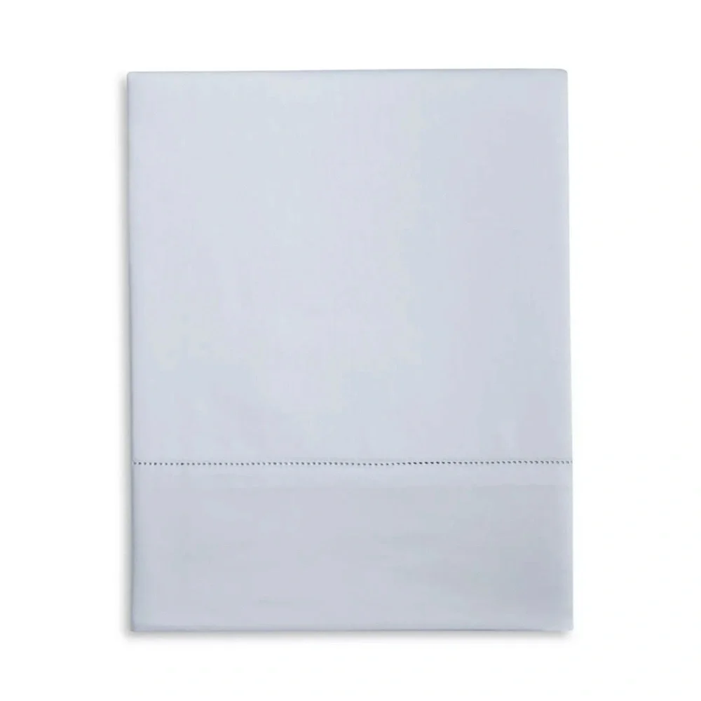 NIB [ Queen ] for Hudson‎ Park 600TC Cotton Flat Sheet in Cloud